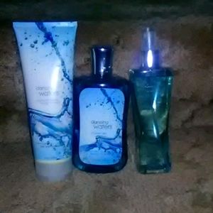 Bath & body works trio in the scent dancing waters